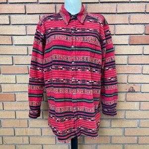 Vintage Chico’s Southwestern Flannel